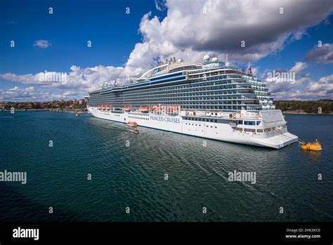 Sweden, Stockholm Archipelago, Nynashamn, cruise ship Stock Photo - Alamy