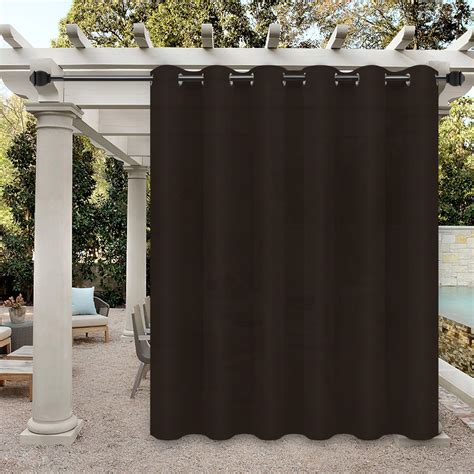 Easy Going Outdoor Curtains For Patio Waterproof Cabana Grommet Curtain