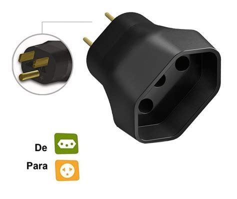 Adaptador De Tomada A V Padr O Antigo Para Novo Flexdata