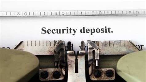 Do Landlords Pay A Security Deposit Before Signing A Lease