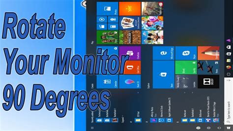 Desktop And Laptop Screen Rotation Windows 10 Tutorial Rotate Your