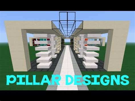 Minecraft Pillar Designs YouTube