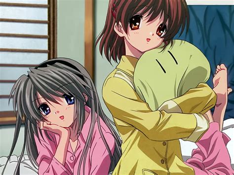 Hd Wallpaper Anime Clannad Nagisa Furukawa Tomoyo Sakagami