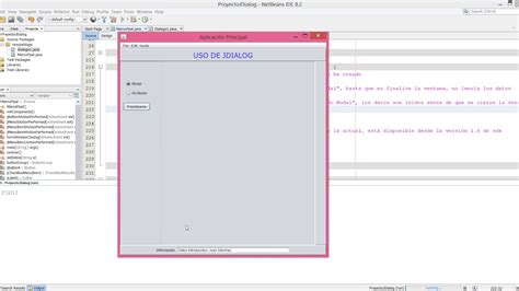 Uso De Jdialog En Netbeans 2ª Parte Youtube