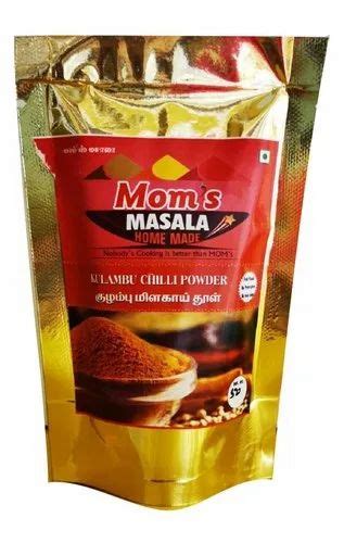 Mom S Masala Spicy Kulambu Chilli Powder Packaging Type Packet At Rs