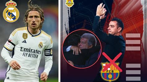 Men Deklarasyon Ki Mete Xavi Hernandez Dey Nan Barcelone Luka Modric