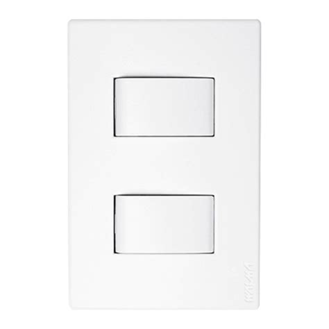 CONJ 2 INTERRUPTORES SIMPLES 10A MODULAR Sil Iluminação