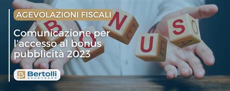 Studio Bertolli Associati Comunicazione Per Laccesso Al Bonus