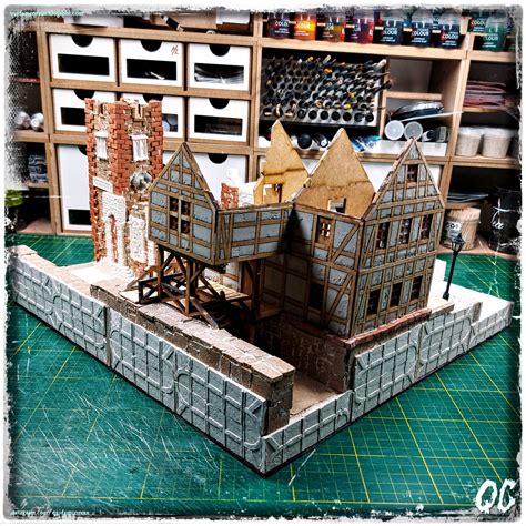 Wip Building Of Ruins Of Mordheim Modular Table