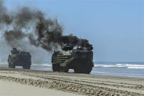 Training Mishap AAV Fire Injures 14 Marines Sailor Some In Critical