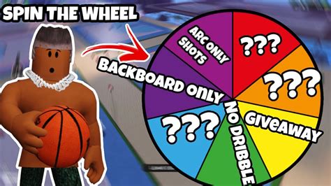 Spin The Wheel Challenge On Hoopz Roblox Hoopz Youtube