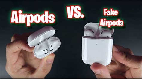 Real Airpods Vs Fake Airpods 2019 Youtube