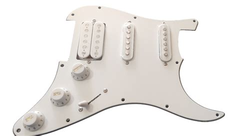 Escudo Guitarra Captador Tipo Stratocaster Hss Branco El Trica