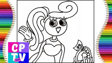 Mommy Long Legs Coloring Pages Poppy Playtime Coloring Pages