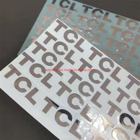 Custom Metal Three Dimensional Electroplating Logo Nickel Label Sticker