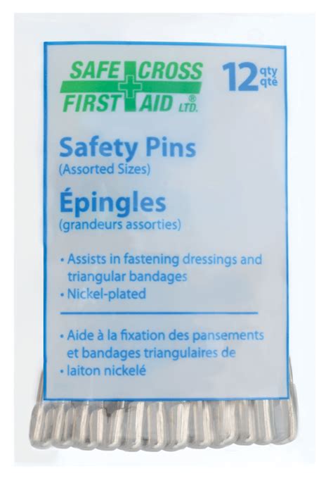 Safety Pins 12 Pack