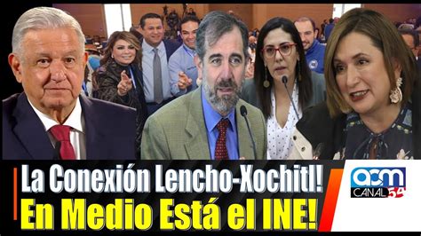 LENCHO LE LEVANTA LA MANO A XÓCHITL Y DESTAPA LA CONEXIÓN CON EL INE