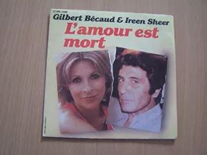 Lamour est mort Gilbert Bécaud en écoute gratuite et illimité sur