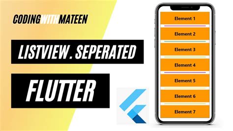 Listview Separated Widget Listview Separated Flutter Listview