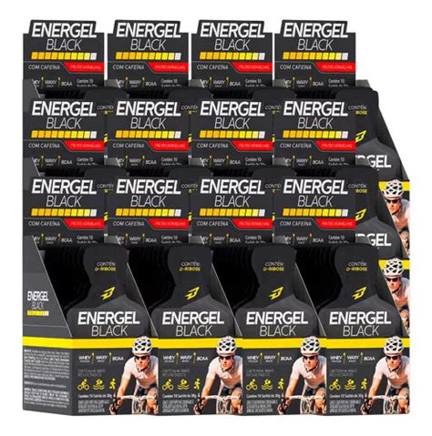 Kit X Caixas Gel Energel Black Sach S Bodyaction Frete Gr Tis