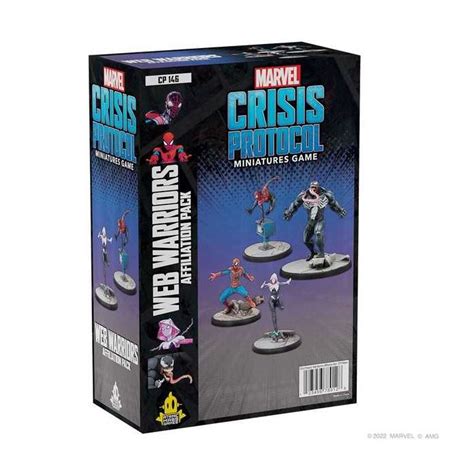 Marvel Crisis Protocol Web Warriors Affiliation Pack