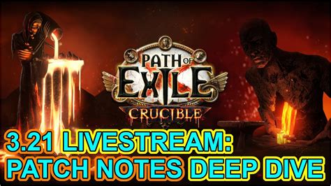 Poe Crucible Past Livestream Patch Note Deep Dive Discussion