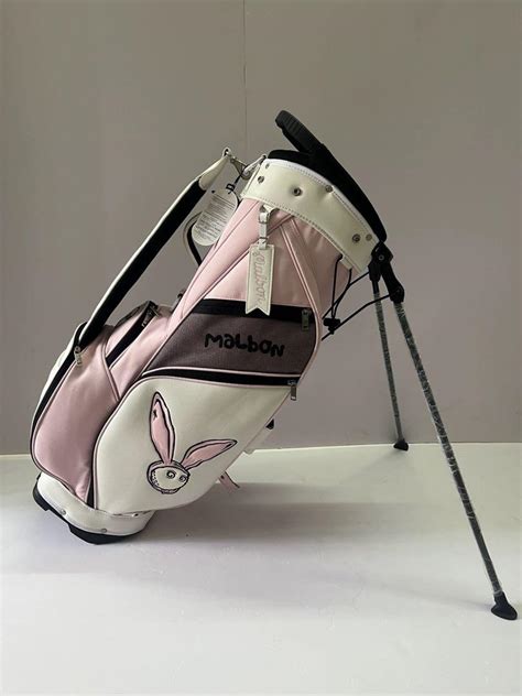 マルボンゴルフ キャディバッグ Malbon Golf ピンクウサギ