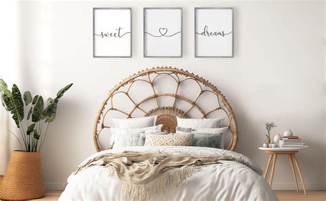 Amazon Set Of Framed Farmhouse Sweet Dreams Sign X Above