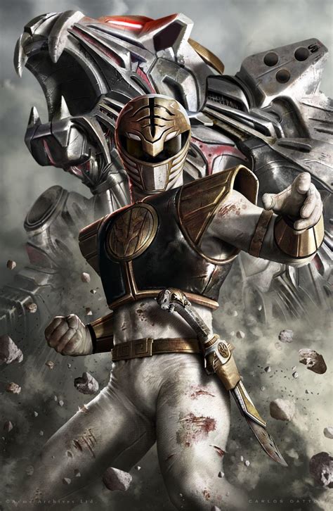 White Ranger Mighty Morphin Power Rangers Wallpaper