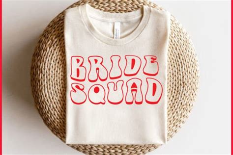 Retro Wedding Svg Design Bride Squad Graphic By Graphic Design · Creative Fabrica