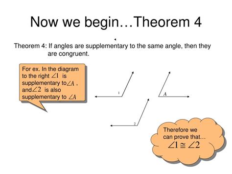 Ppt Congruent Supplements And Complements Powerpoint Presentation