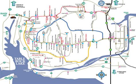 Map of Branson - Branson Tourism Center