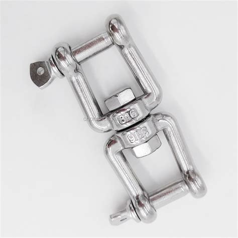 Factory Supply 6mm Stainless Steel Jaw And Jaw Swivel Rigging Hardware