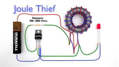 Joule Thief Comment Fabriquer Un Joule Thief Convertisseur Boost Youtube