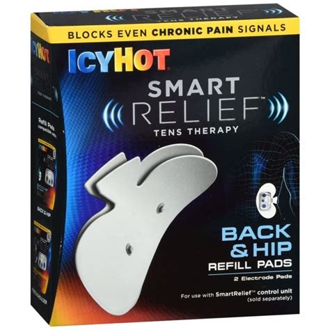ICY HOT Smart Relief TENS Therapy Refill Pads Back Hip 1 EA