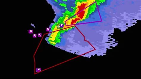 Severe thunderstorm outbreak with tornad... | Stock Video | Pond5