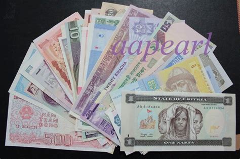 100 Pcs Different World Banknotes Paper Money Foreign UNC Rare