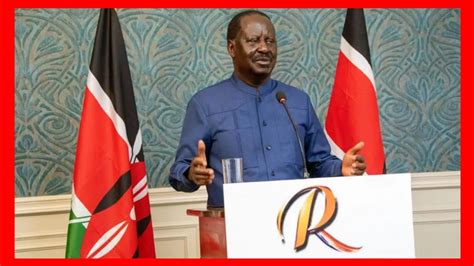 Raila Odinga Speech Today Lvmedia Youtube