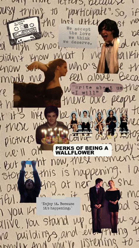 Perks Of Being A Wallflower Moodboard Collage Aesthetic As