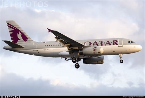 A Cja Airbus A Lr Qatar Airways Wanghaotian Jetphotos