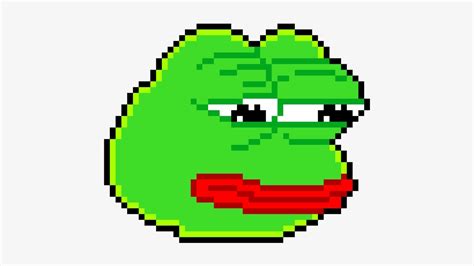 Pepe The Frog Meme Pixel Art Maker Pepe Pixel Art Transparent Png