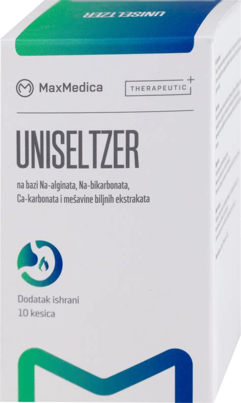 MaxMedica UNISELTZER Dodatak Ishrani U Obliku Gela 10 Kesica X 10g