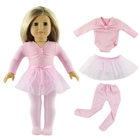 New Lovely 18 Inch Ballet Suit For Girl Doll Handmade Doll Clothes