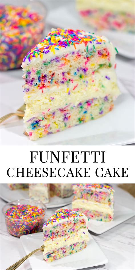 Funfetti Cheesecake Cake Fun Dessert Idea For Any Occasion