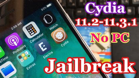 How To Install Cydia Jailbreak Ios 11 2 11 3 1 No Computer Youtube