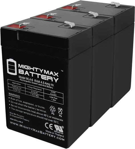 Mighty Max Battery 6V 4 5AH SLA Battery For Samson Expedition Escape