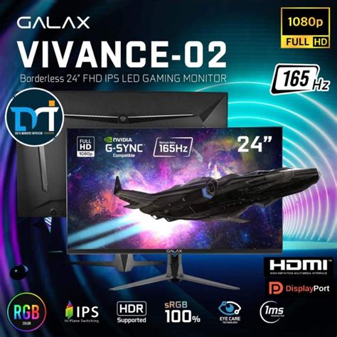 Jual Galax Vivance Inch Fhd Ips Hz Ms Hdmi Dp G Sync