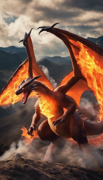 Premium Photo | Charizard The Majestic Fire Dragon Pokemon