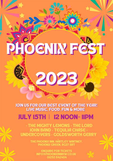 Phoenix Fest 2023 - Update - The Phoenix Inn