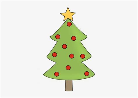 Simple Christmas Tree Clipart Png